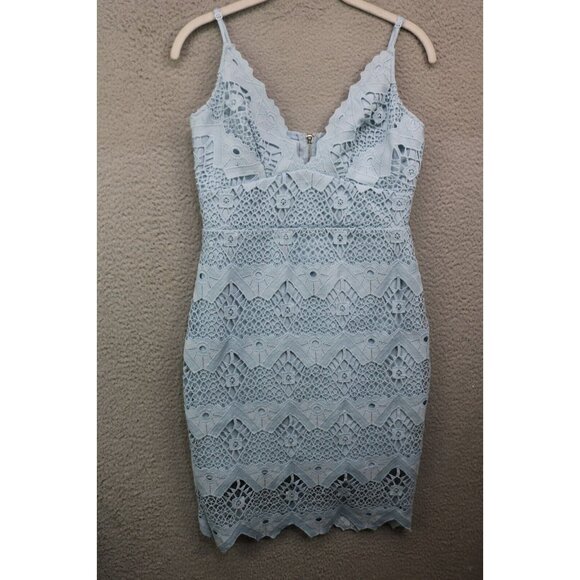 LuLu's Sway Away Lace Empire Waist Dress-Adj. Straps-Small-Lined-Cottagecore - Picture 1 of 15